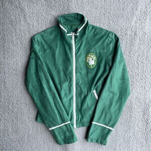 VTG Celtics G-III Carl Banks Jacket Girls M Green NBA Hardwood Classics